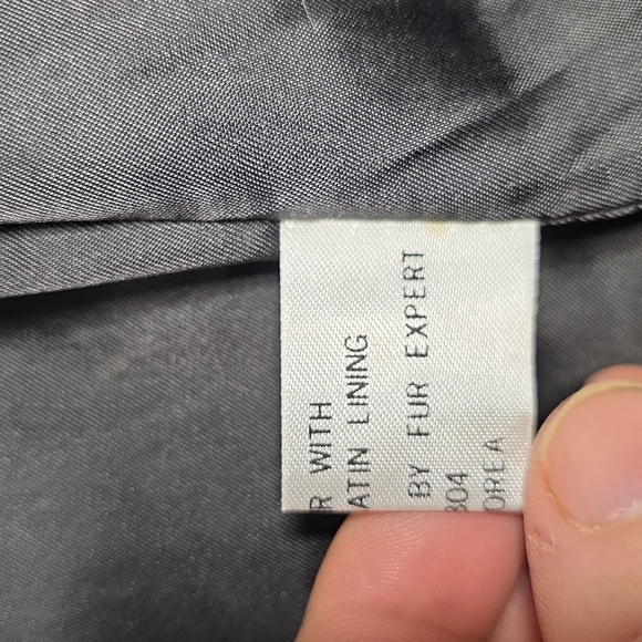 Vintage Full Length Real Rabbit Fur Coat Womens Size Medium - Picture 9 of 13